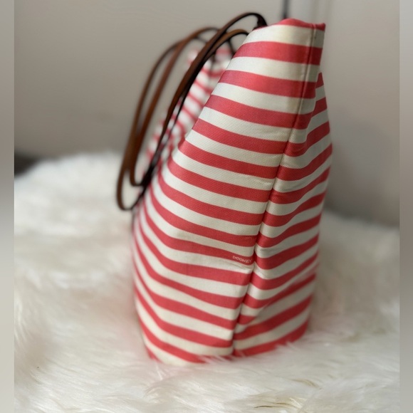 Dooney & Bourke Women's Stripe Shopper Tote Red. NWOT - Picture 8 of 11